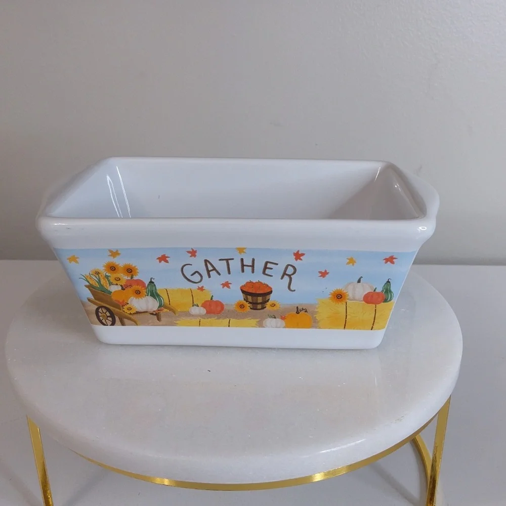 Royal Norfolk Ceramic Mini Loaf Dish, NWT